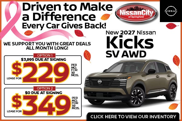 New 2027 Nissan Kicks SV AWD
