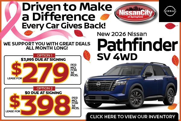New 2026 Nissan Pathfinder SV 4WD