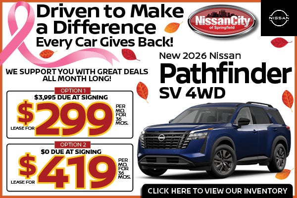 New 2026 Nissan Pathfinder SV 4WD