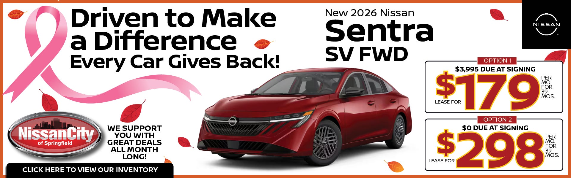 New 2026 Nissan Sentra SV FWD