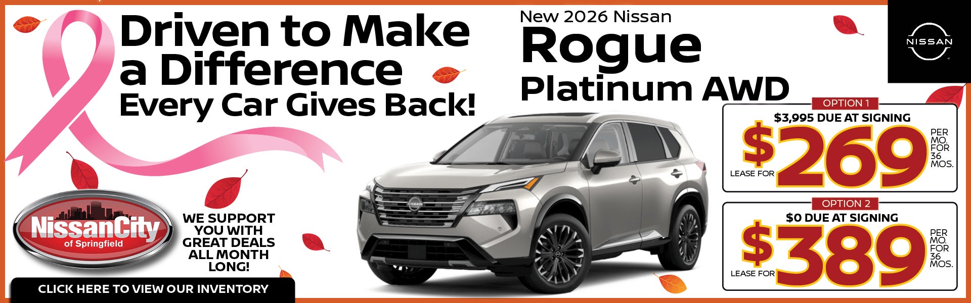 New 2026 Nissan Rogue Platinum AWD