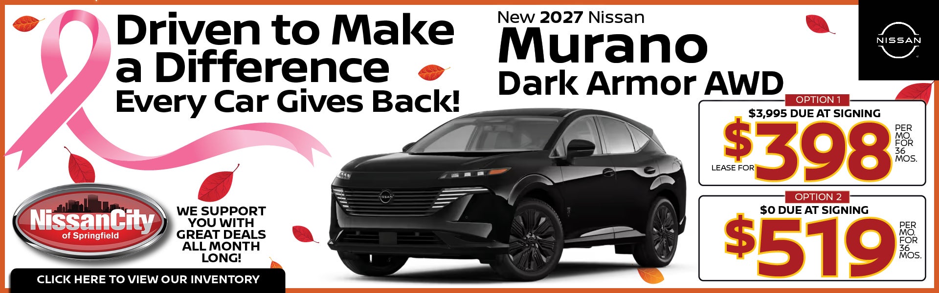 New 2027 Nissan Murano Dark Armor AWD