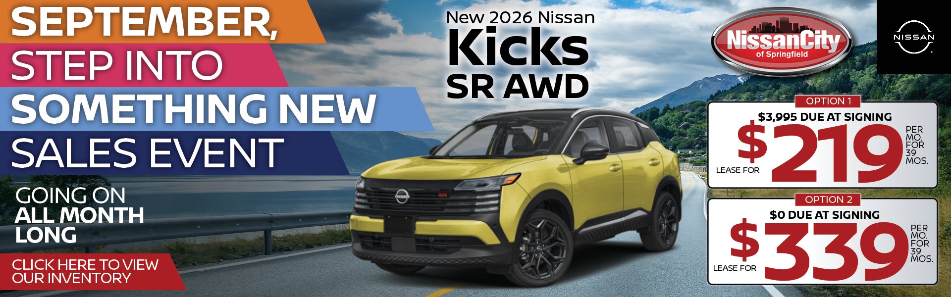 New 2026 Nissan Kicks SR AWD