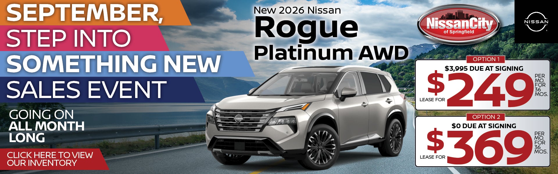 New 2026 Nissan Rogue Platinum AWD