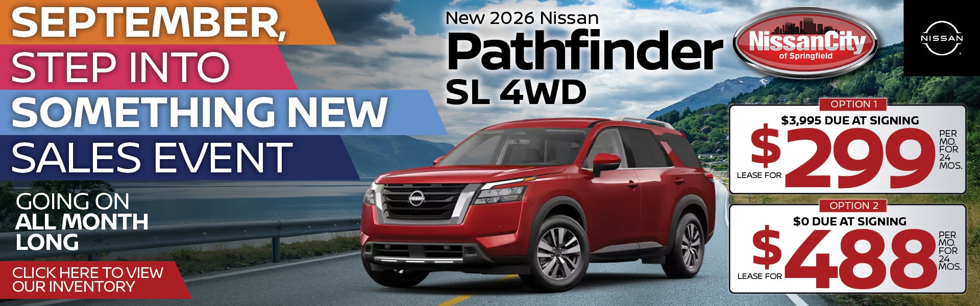 New 2026 Nissan Pathfinder SL 4WD