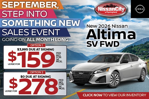 New 2026 Nissan Altima SV FWD